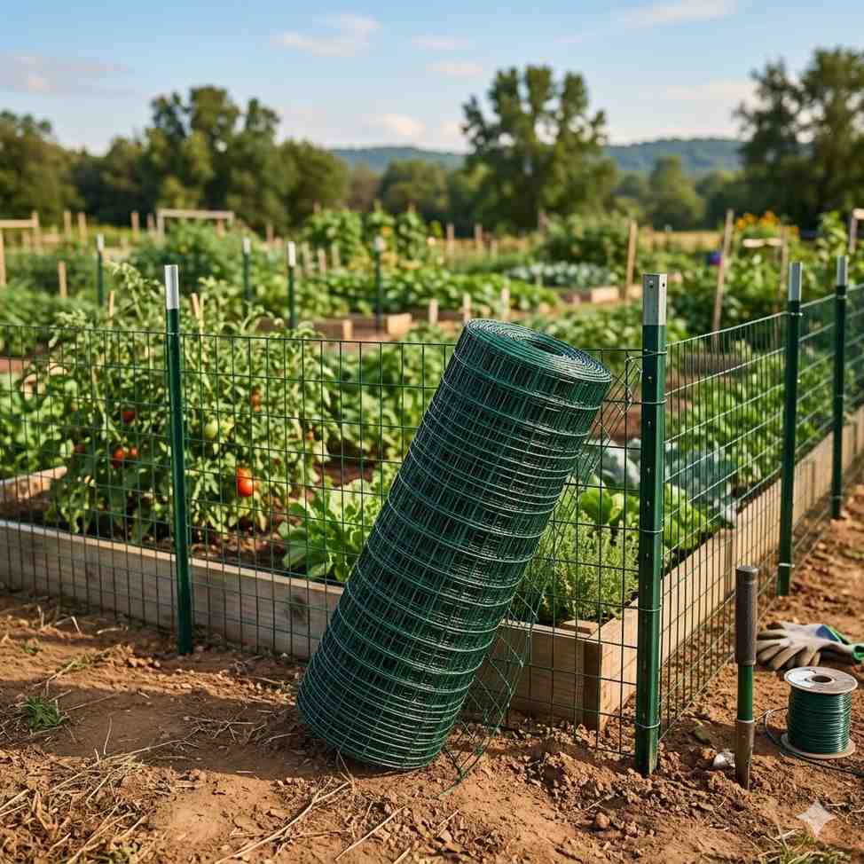 Mesh Fencing Rolls for Easy and Strong Garden Setup