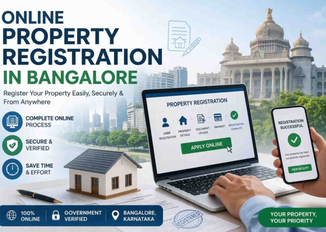 Top Reasons to Choose Best Online Property Registration in Bangalore