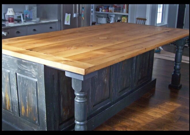 How to Identify Real Solid Wood Kitchen Island Furniture